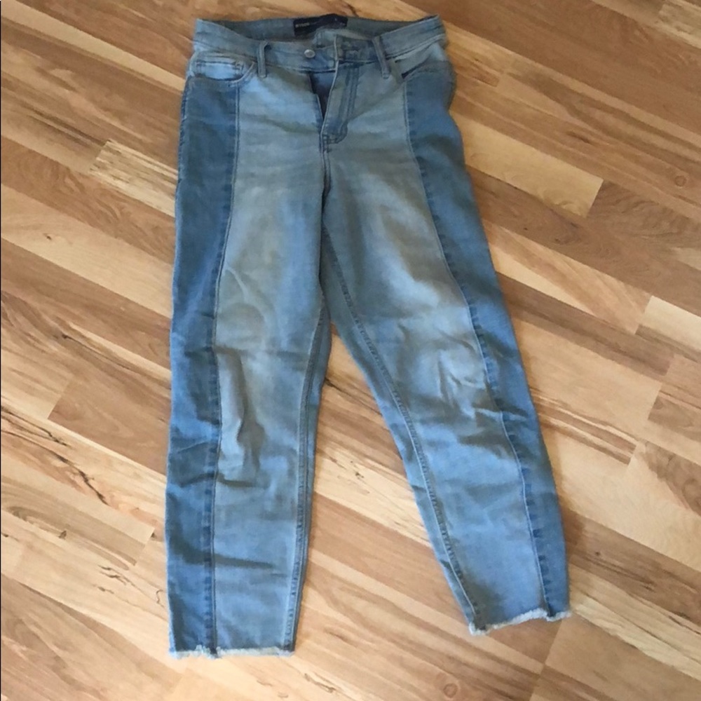 Hollister Boyfriend Highrise color-block jeans